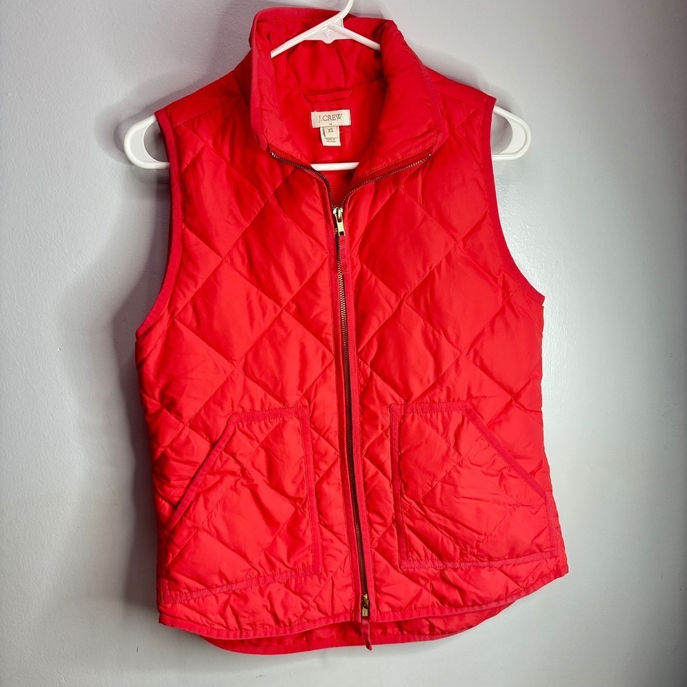 J.Crew women's quilted puffer vest sie xs